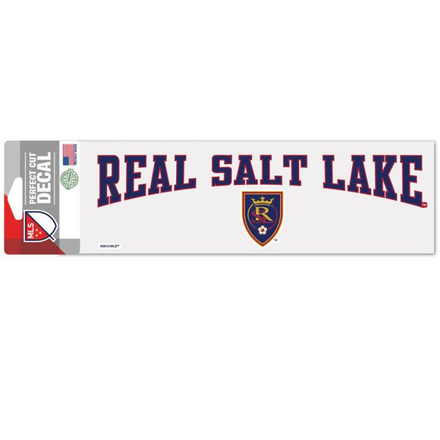 Calcomanías de corte perfecto de Real Salt Lake de 3" x 10"