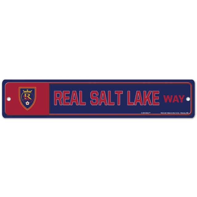 Letrero de calle y zona de Real Salt Lake de 3,75" x 19"