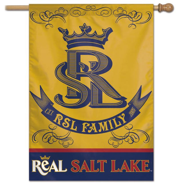 Bandera vertical del lago Salt Real de 28" x 40"