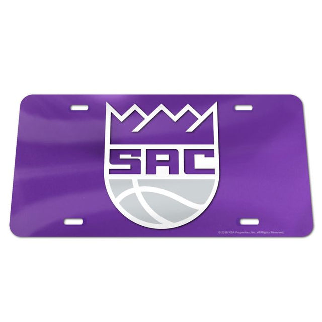 Matrículas clásicas de acrílico de los Sacramento Kings