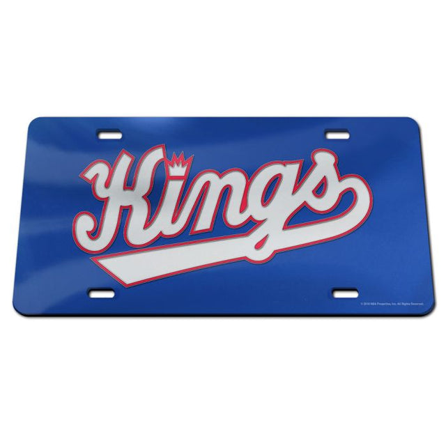 Sacramento Kings Acrylic Classic License Plates