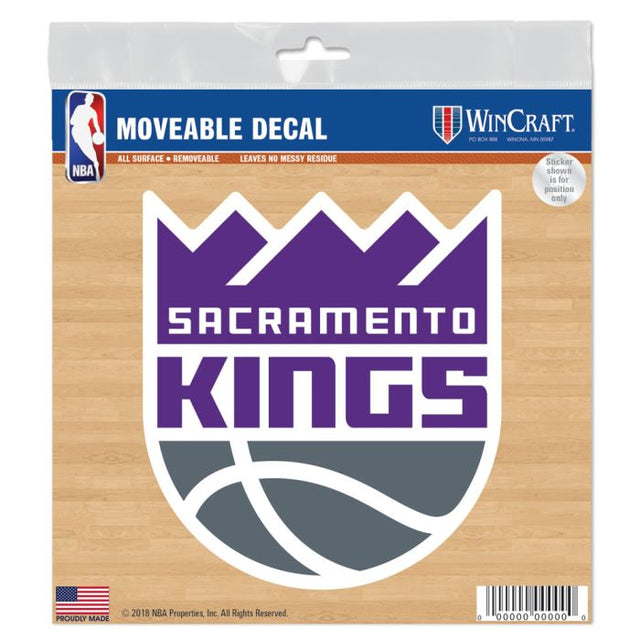 Sacramento Kings All Surface Decal 6" x 6"