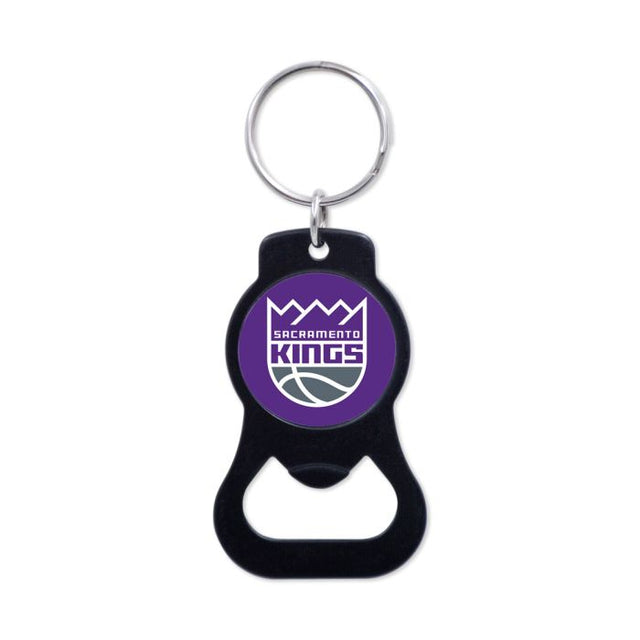 Sacramento Kings Black Bottle Opener Key Ring