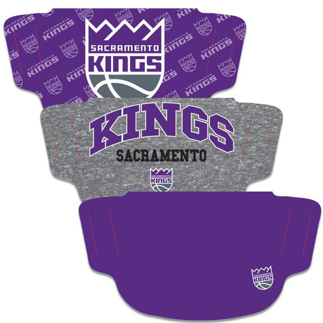 Sacramento Kings Fan Mask Face Cover 3 Pack