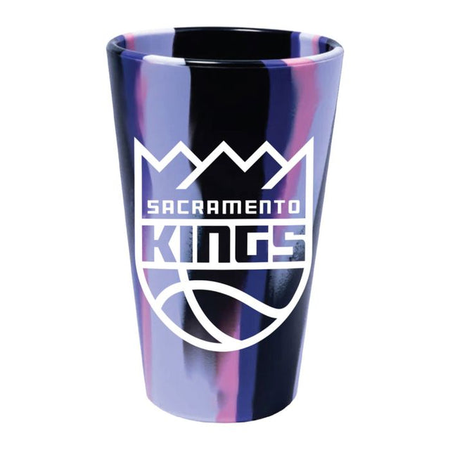 Vaso de pinta de silicona de 16 oz de Sacramento Kings Fashion