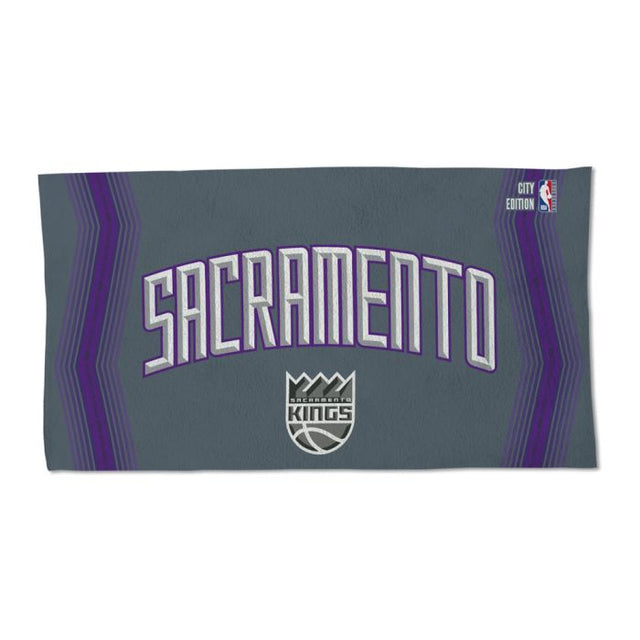 Toalla de vestuario de un solo lado a todo color de los Sacramento Kings