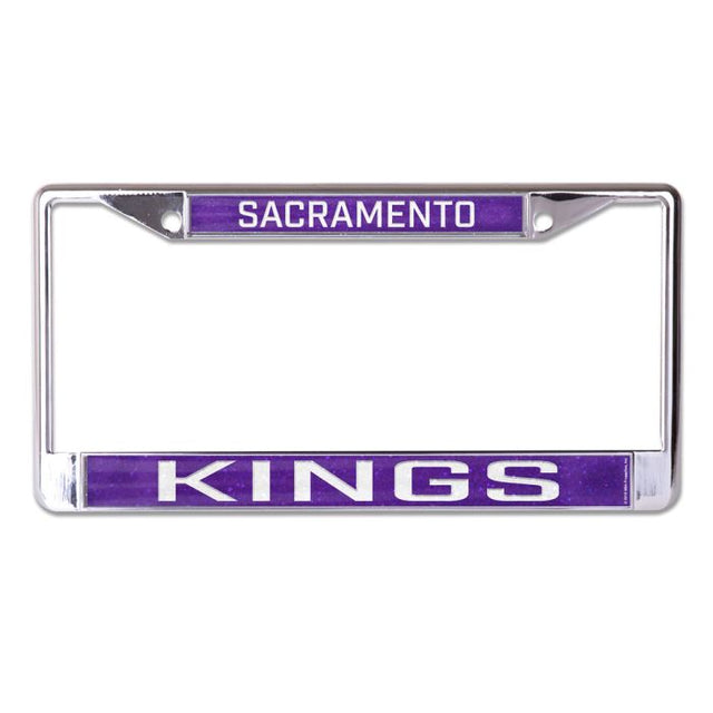 Sacramento Kings GLITTER Lic Plt Frame S/L Printed