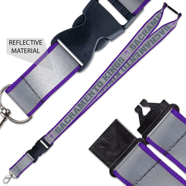 Sacramento Kings Lanyard w/ Buckle Reflective 1"