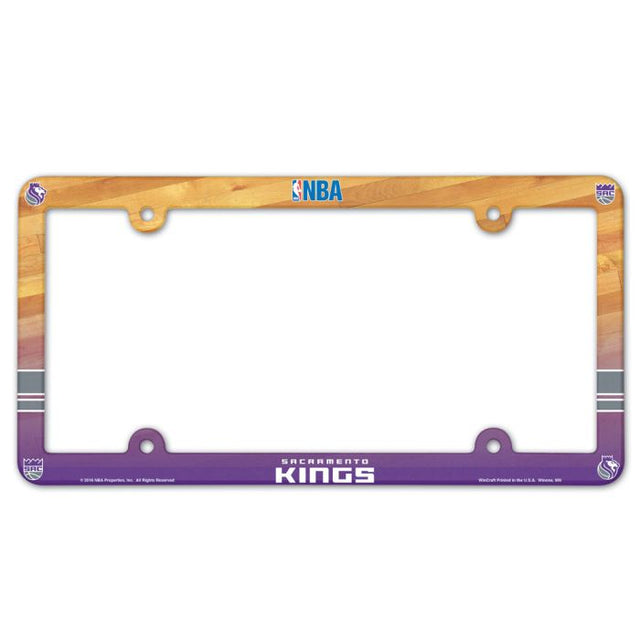 Sacramento Kings Lic Plate Frame Full Color