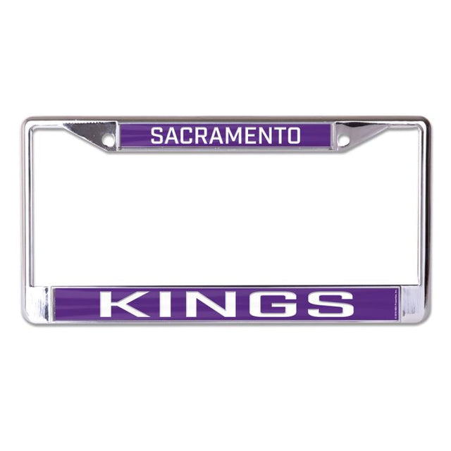 Sacramento Kings Lic Plt Frame S/L Printed