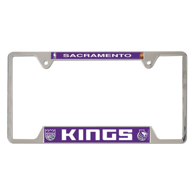 Sacramento Kings Metal License Plate Frame