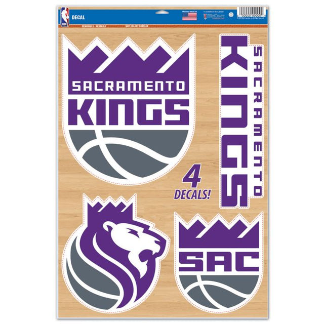 Calcomanía multiusos de los Sacramento Kings, 11" x 17"