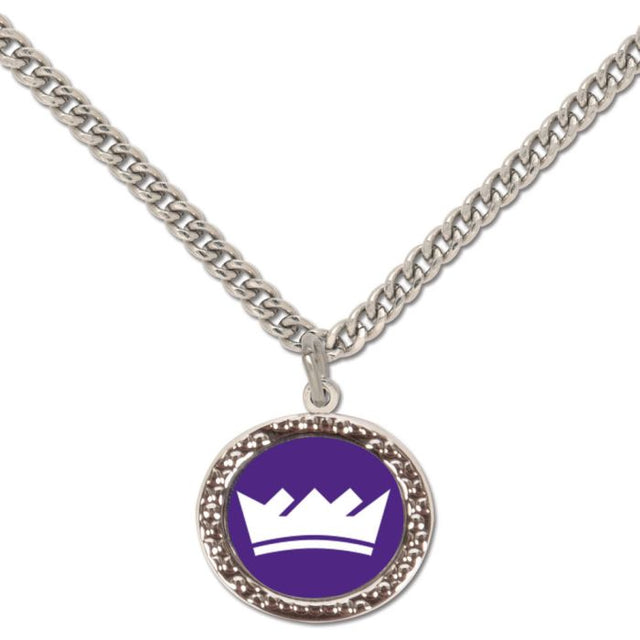 Collar de los Sacramento Kings con tarjeta de joyería con dije