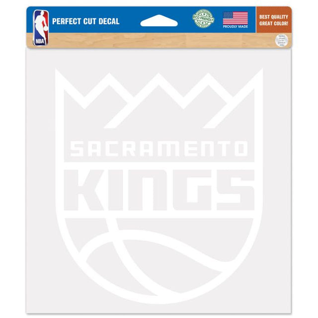 Calcomanías de los Sacramento Kings de corte perfecto de 8" x 8"