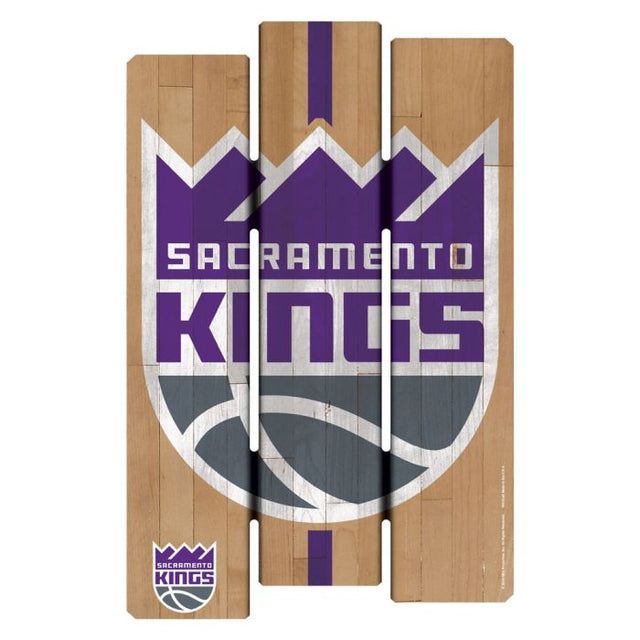 Letrero de madera para cerca de los Sacramento Kings