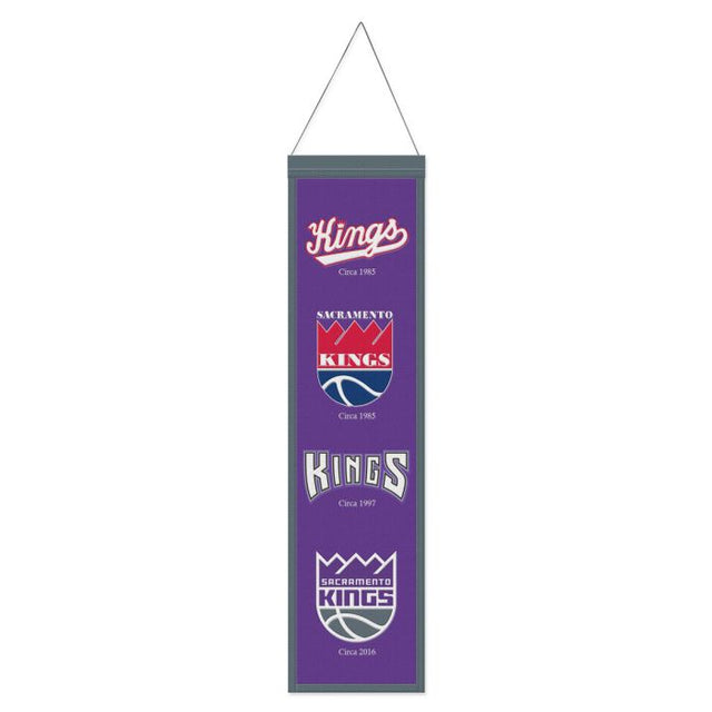 Sacramento Kings Wool Banner 8" x 32"