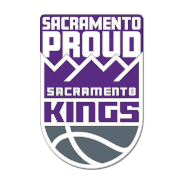 Sacramento Kings slogan Collector Enamel Pin Jewelry Card