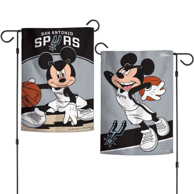 San Antonio Spurs / Disney Garden Flags 2 sided 12.5" x 18"