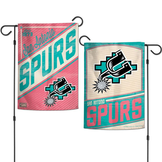 San Antonio Spurs / Hardwoods Garden Flags 2 sided 12.5" x 18"