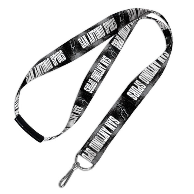 San Antonio Spurs Lanyards w/Breakaway 1"