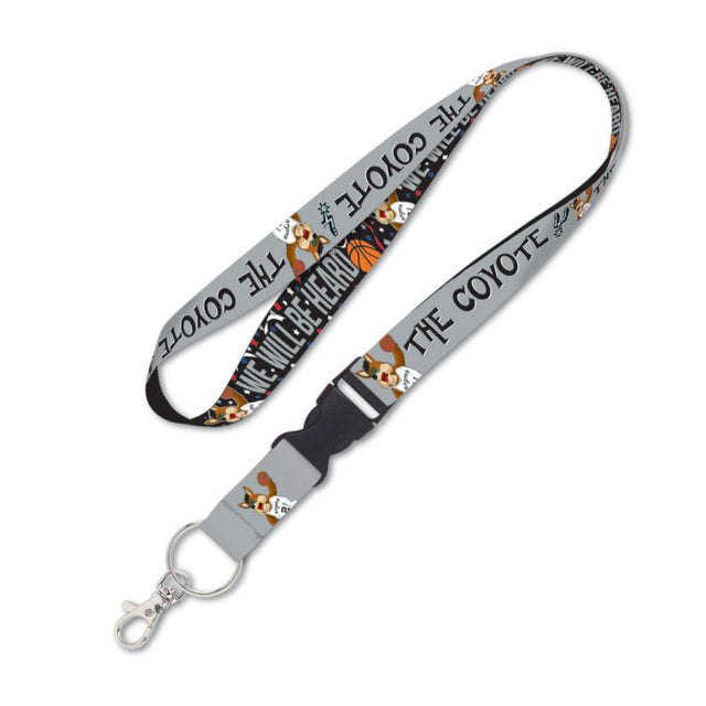 San Antonio Spurs Mascot Lanyard w/detachable buckle 1"