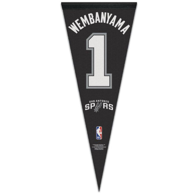 San Antonio Spurs Premium Pennant 12" x 30" Victor Wembanyama