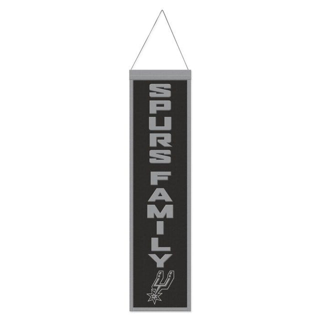 San Antonio Spurs Wool Banner 8" x 32"