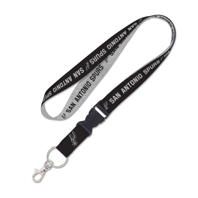 San Antonio Spurs heather Lanyard w/detachable buckle 1"