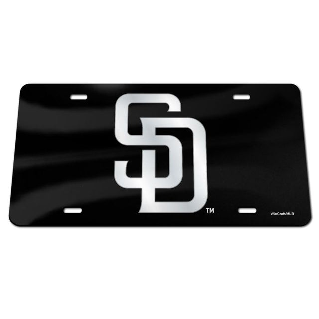 San Diego Padres Acrylic Classic License Plates