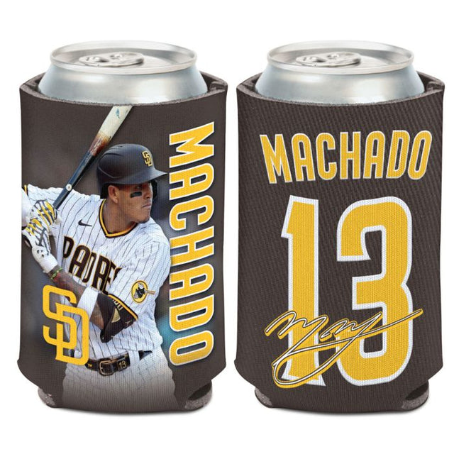 Enfriador de latas de los Padres de San Diego, 12 oz. Manny Machado