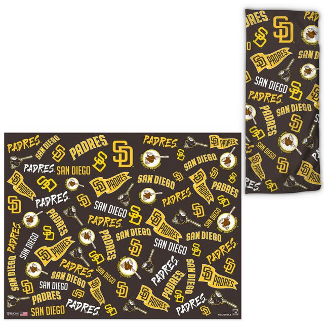 San Diego Padres / Cooperstown Scatter Print Fan Wraps