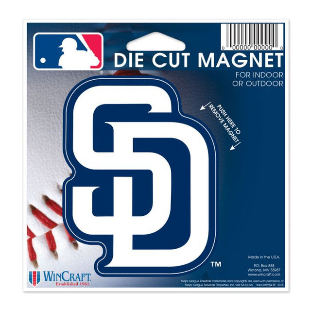 San Diego Padres Die Cut Magnet 4.5" x 6"