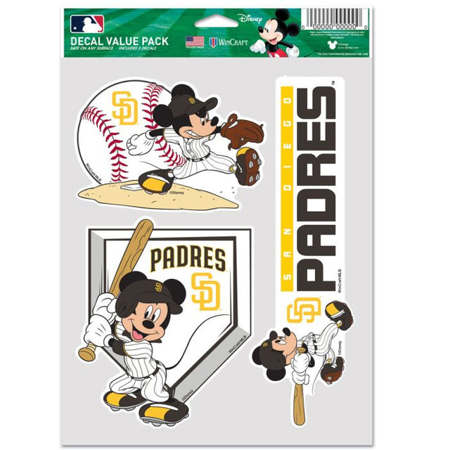 San Diego Padres / Disney Multi Use 3 Fan Pack