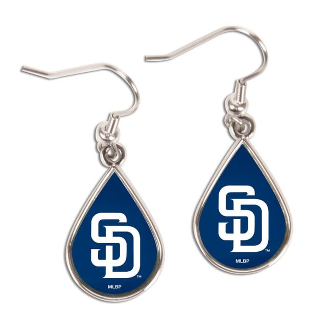 San Diego Padres Earrings Jewelry Carded Tear Drop