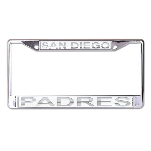 San Diego Padres FROST Lic Plt Frame S/L Printed