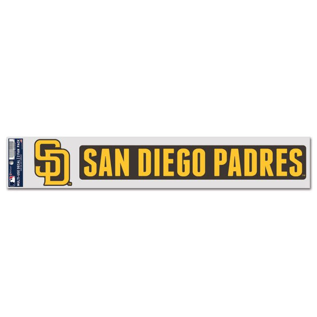 San Diego Padres Fan Decals 3" x 17"