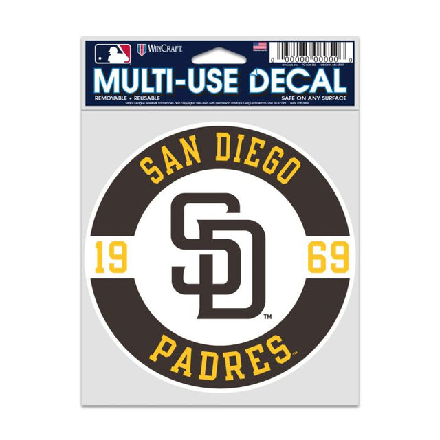 San Diego Padres Fan Decals 3.75" x 5"