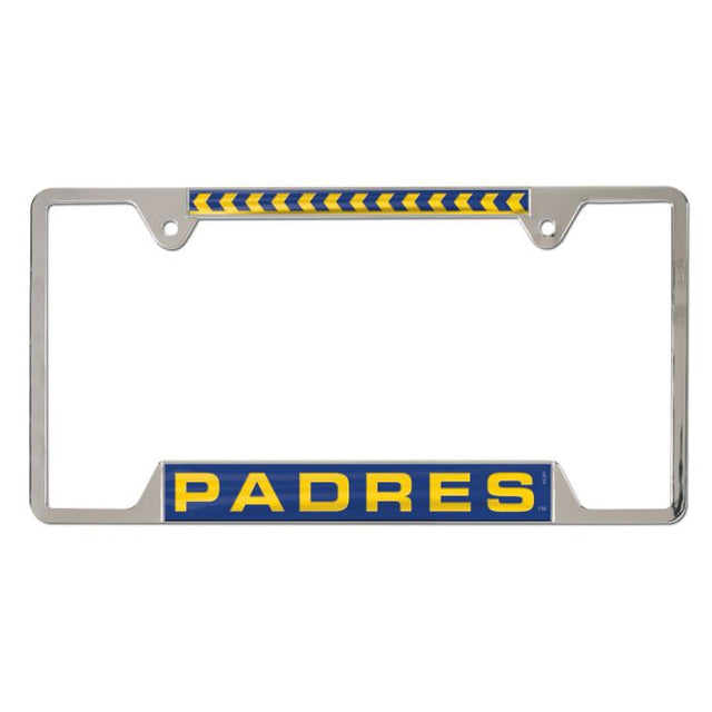 San Diego Padres Inlaid Metal Lic Plt Frame 4 tab