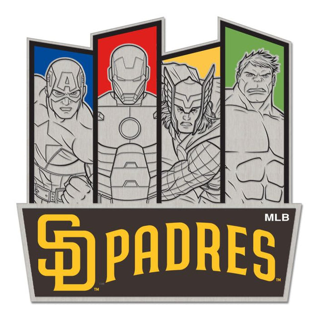 San Diego Padres / Marvel (c) 2021 MARVEL Collector Pin Jewelry Card