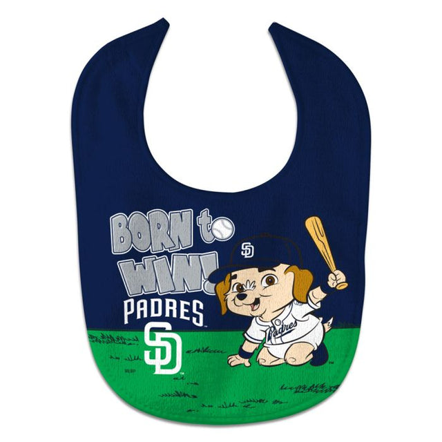 San Diego Padres Mascot BORN TO WIN All Pro Baby Bib