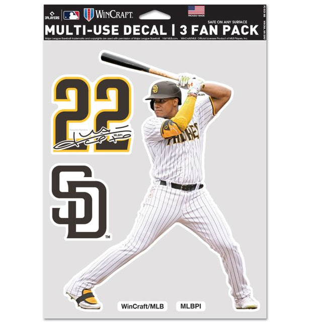 San Diego Padres Multi Use 3 Fan Pack Juan Soto