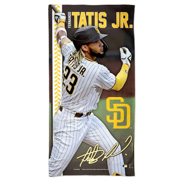 San Diego Padres Spectra Beach Towel 30" x 60" Fernando Tatis Jr.