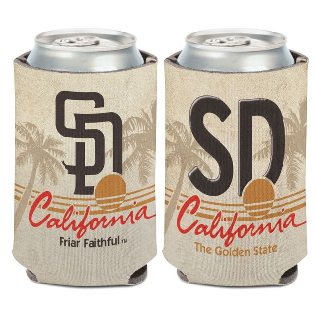 San Diego Padres State Plate Can Cooler 12 oz.