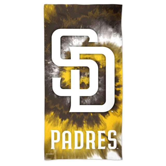 San Diego Padres TDYE Spectra Beach Towel 30" x 60"