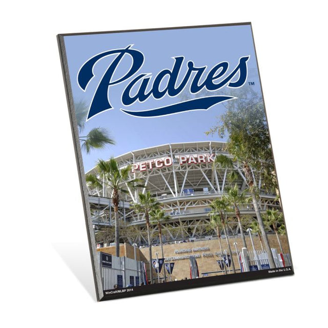 San Diego Padres Wood Easel Sign 8" x 10"