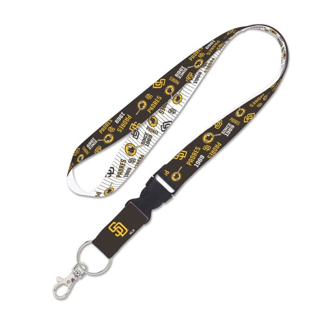 San Diego Padres scatter Lanyard w/detachable buckle 1"