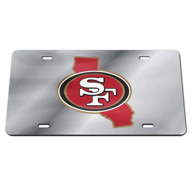 San Francisco 49ers STATE Specialty Acrylic License Plate