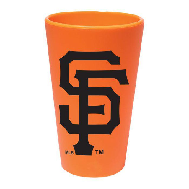 Vaso de pinta de silicona de 16 oz de los Gigantes de San Francisco