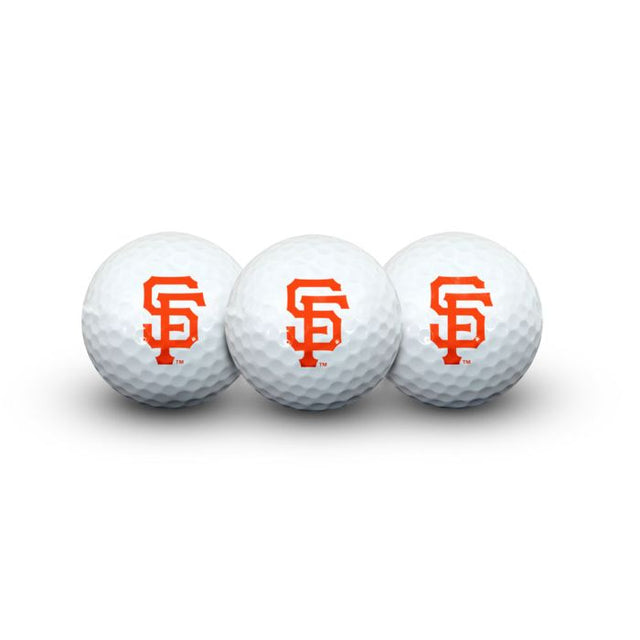 3 pelotas de golf de los San Francisco Giants en formato concha