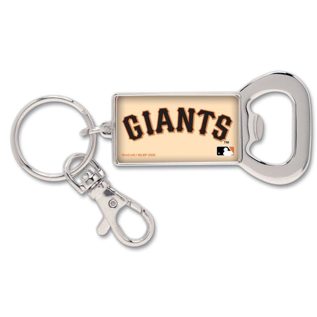 San Francisco Giants Bottle Opener Key Ring Rectangle